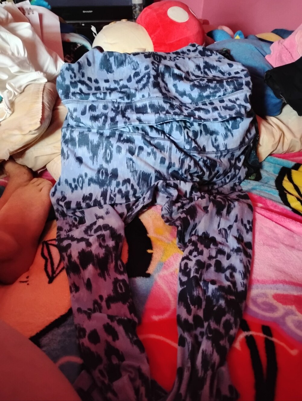 Athletic Works Leopard Print Sports Bra & Matching inLeggings Set